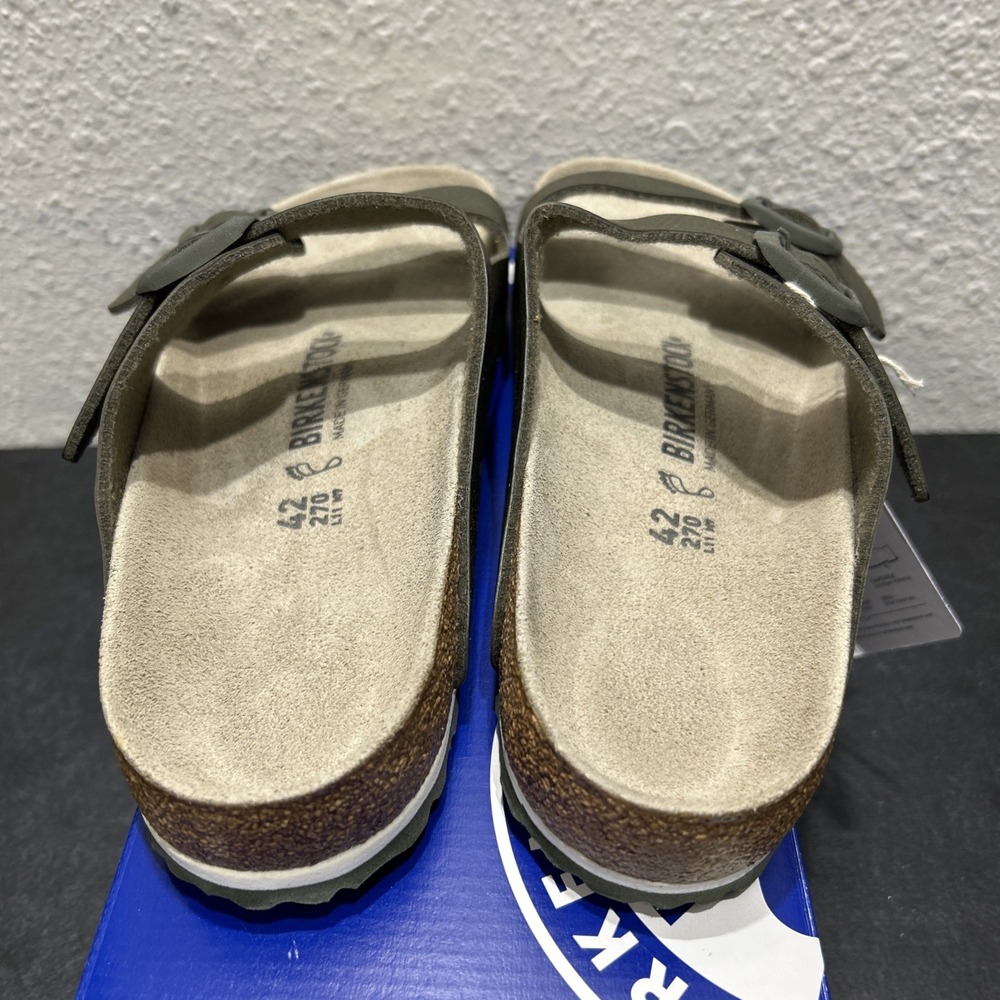 Birkenstock Arizona Birko-Flor Green EU 42 US L11 M9 Mens - Picture 5 of 9
